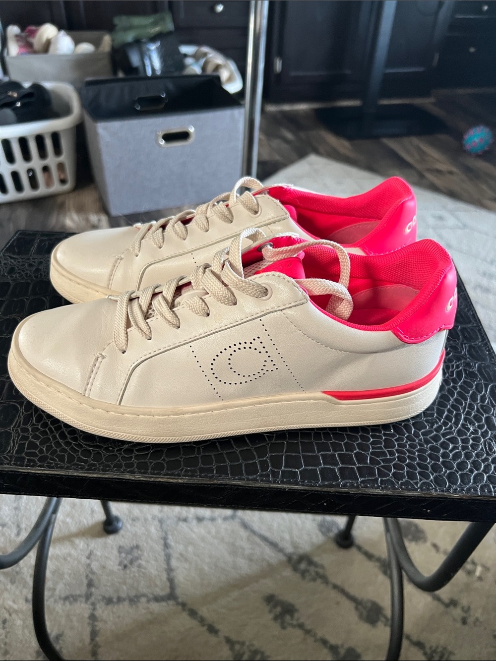 Coach Neon trim highline sneaker